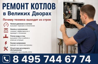 Ремонт котлов в Великих Дворах