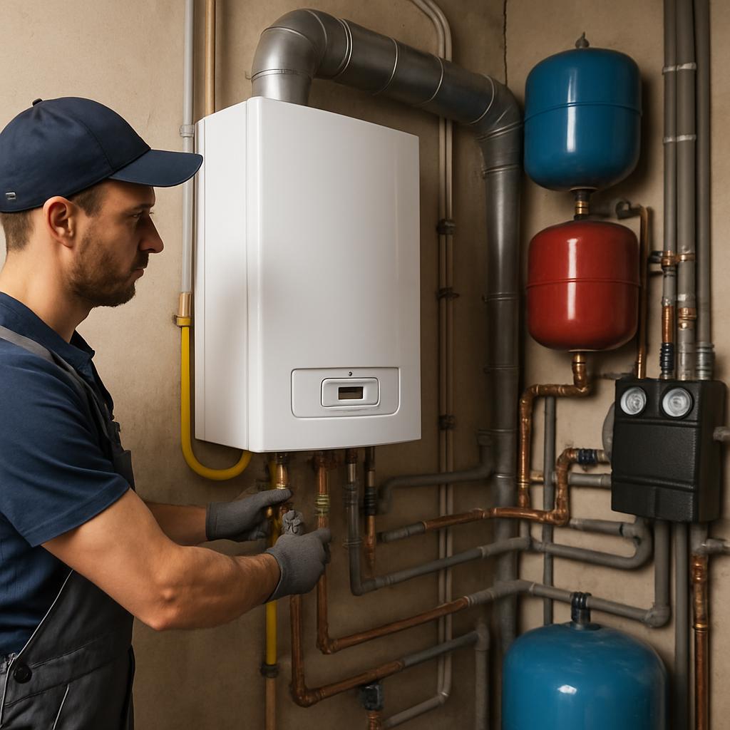 Монтаж котельной с газовым котлом в частном доме