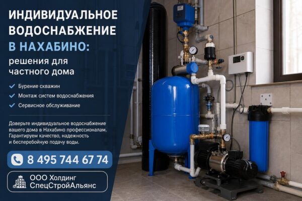 Индивидуальное водоснабжение в Нахабино