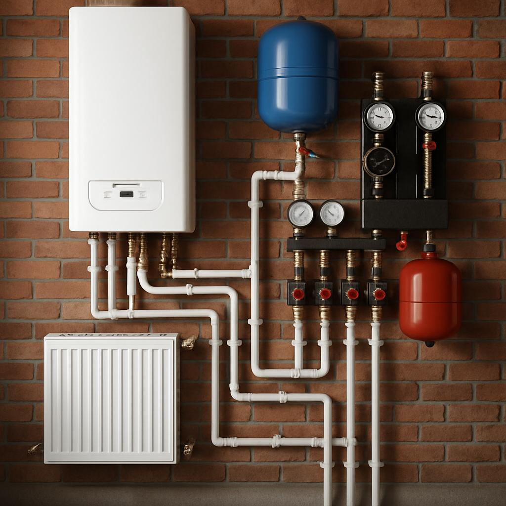 Монтаж отопления под ключ в Дедовске