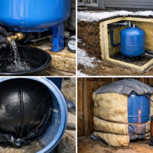 Как оставить гидроаккумулятор на зиму