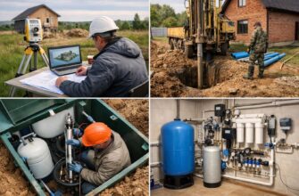 Индивидуальное водоснабжение частного дома в Бронницах