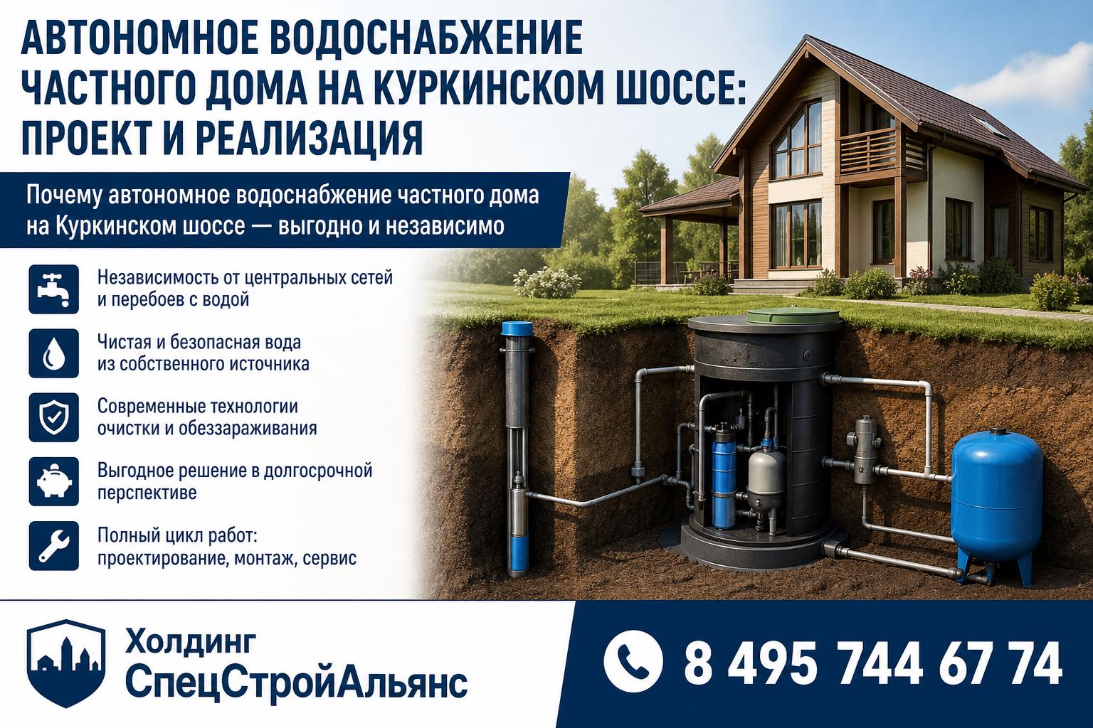 Почему автономное водоснабжение частного дома на Куркинском шоссе — выгодно и независимо Почему автономное водоснабжение частного дома на Куркинском шоссе — выгодно и независимо