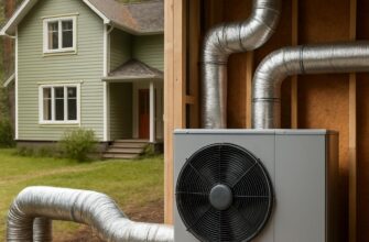 Как организовать воздушное отопление в загородном доме Абрамцево