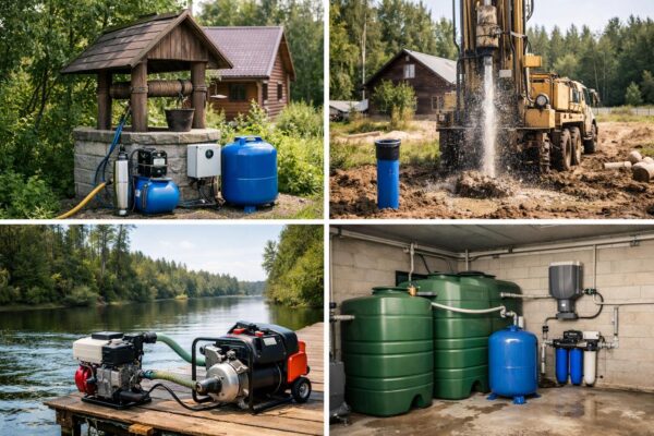 Водоснабжение загородного дома: какие варианты