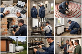 Организация отопления дома