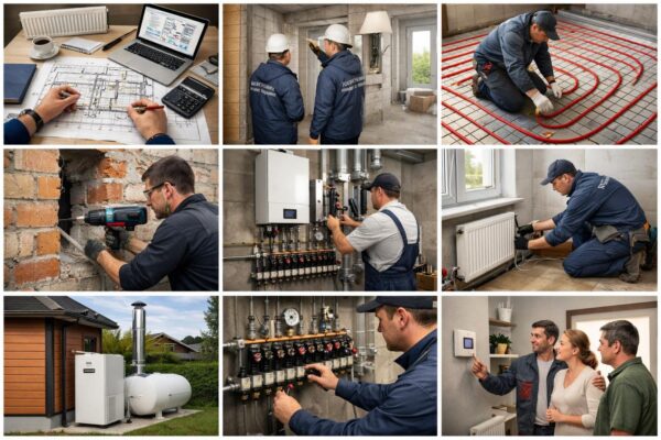 Организация отопления дома