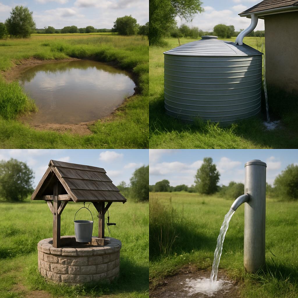 Основные источники воды для автономной системы водоснабжения