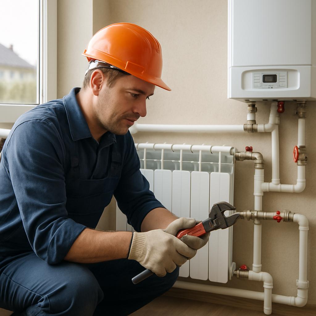 Ремонт системы отопления частного дома в Ершово