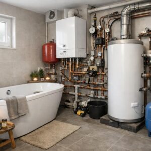 Ванна в котельной частного дома: удобно и безопасно ли это?