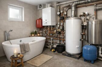 Ванна в котельной частного дома: удобно и безопасно ли это?