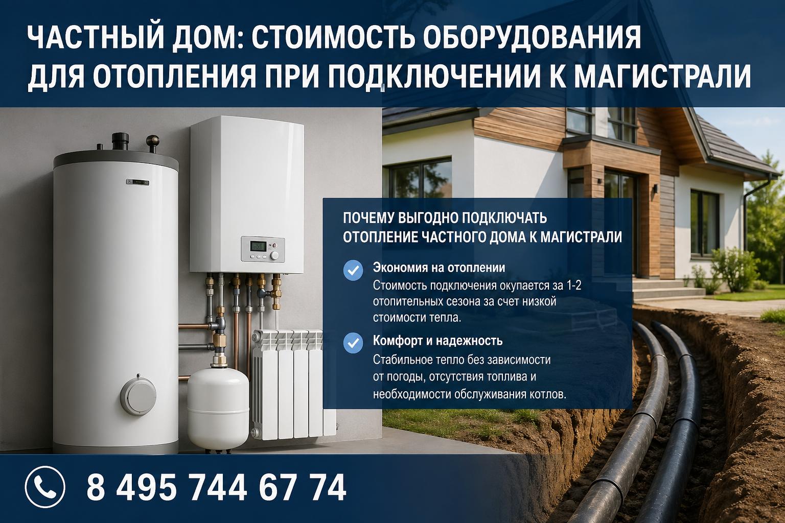 Почему выгодно подключать отопление частного дома к магистрали — экономия и комфорт