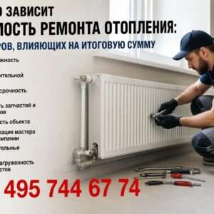 От чего зависит стоимость ремонта отопления