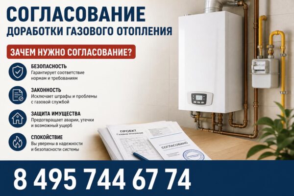 Переделка газового отопления в частном доме