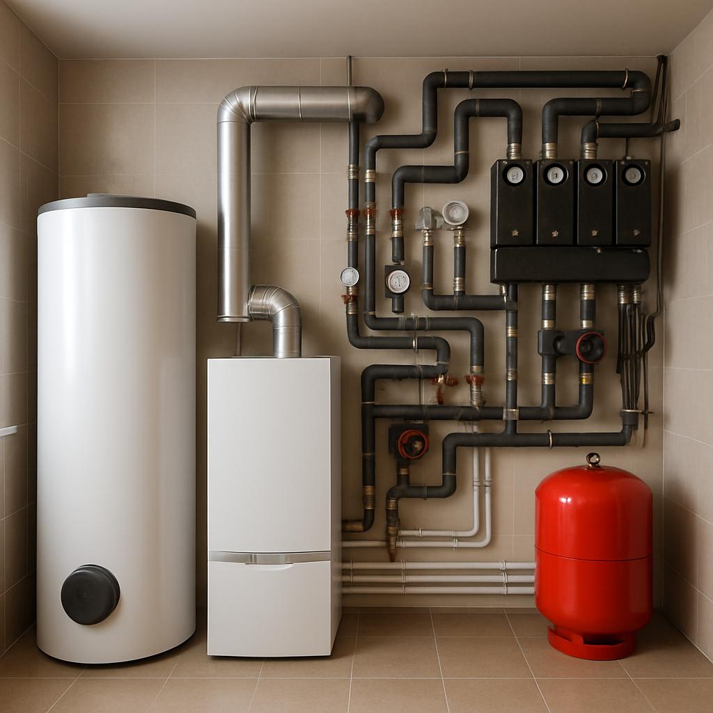 Отопление и котельная частного дома 200 м² — проект под ключ от ООО ДИЗАЙН ПРЕСТИЖ