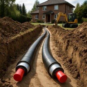 Прокладка тепловых сетей