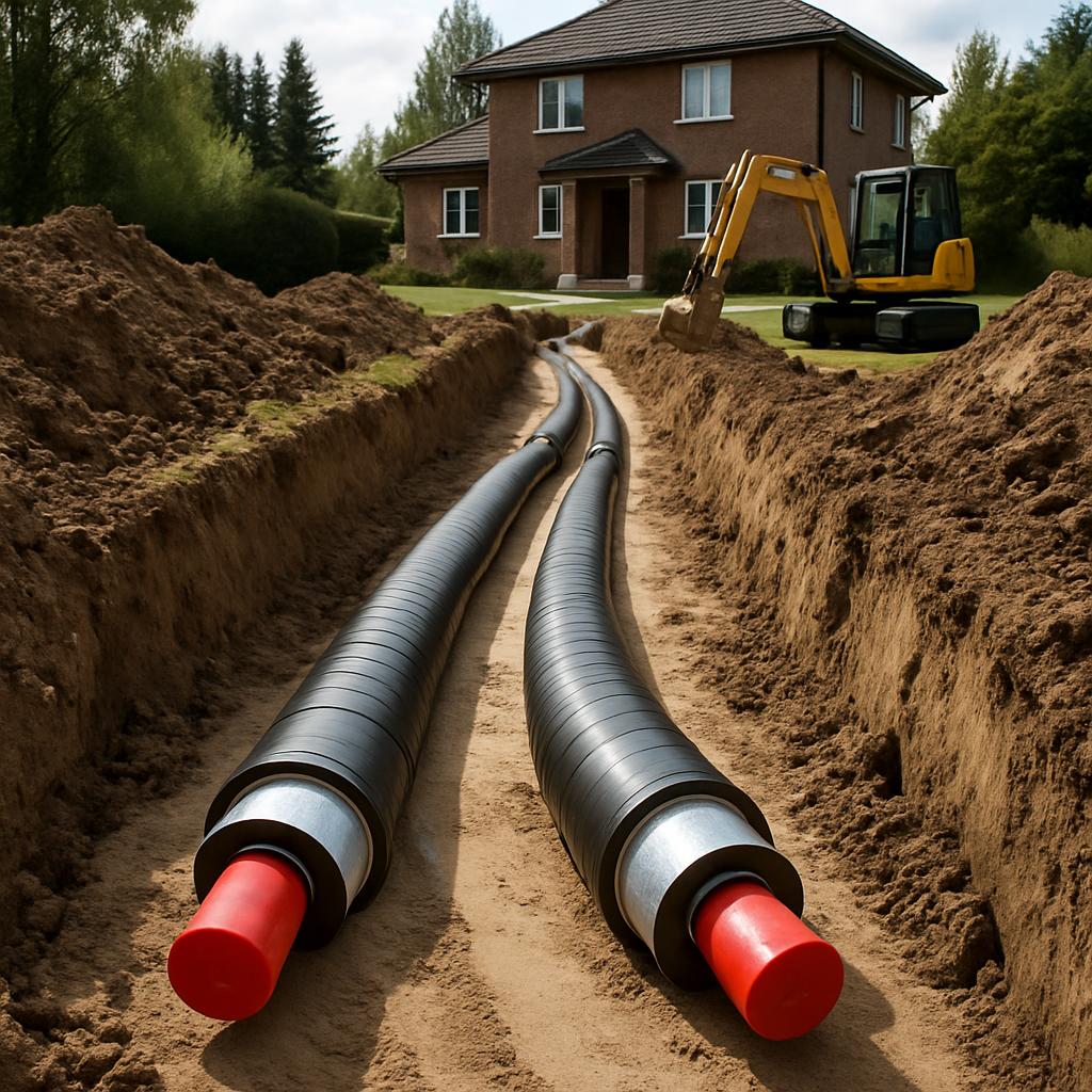 Прокладка тепловых сетей частного дома под ключ — надежно и в срок от ООО ДИЗАЙН ПРЕСТИЖ