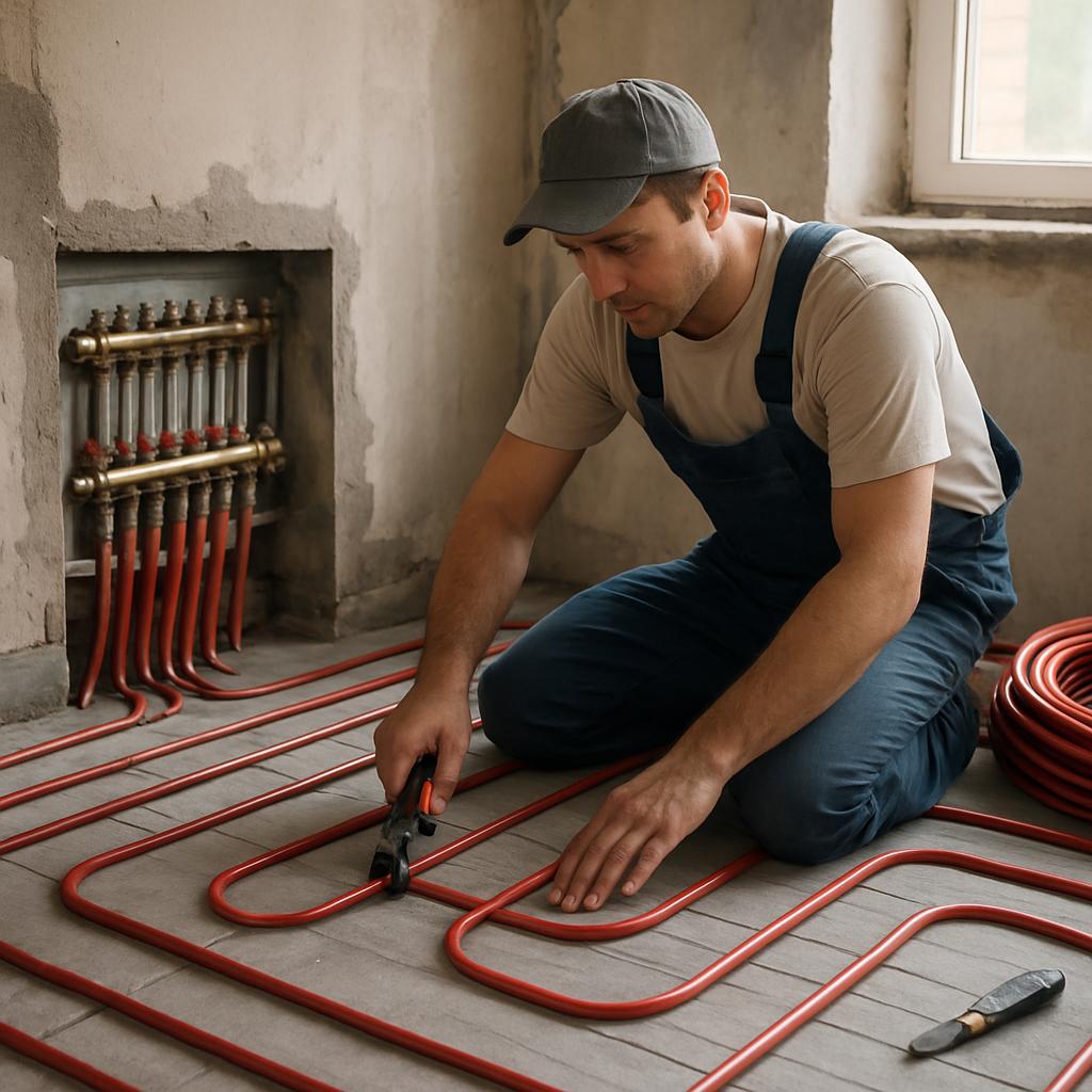 Экономный ремонт водяных тёплых полов