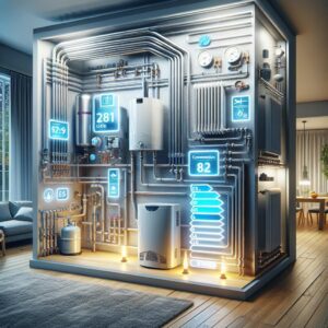 Комбинированное газовое отопление дома