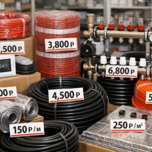 Сколько стоит оборудование для тёплого пола в Солнечногорском районе