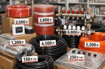 Сколько стоит оборудование для тёплого пола в Солнечногорском районе