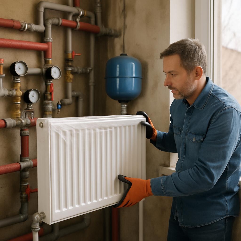 Перепланировка системы отопления в Алексино