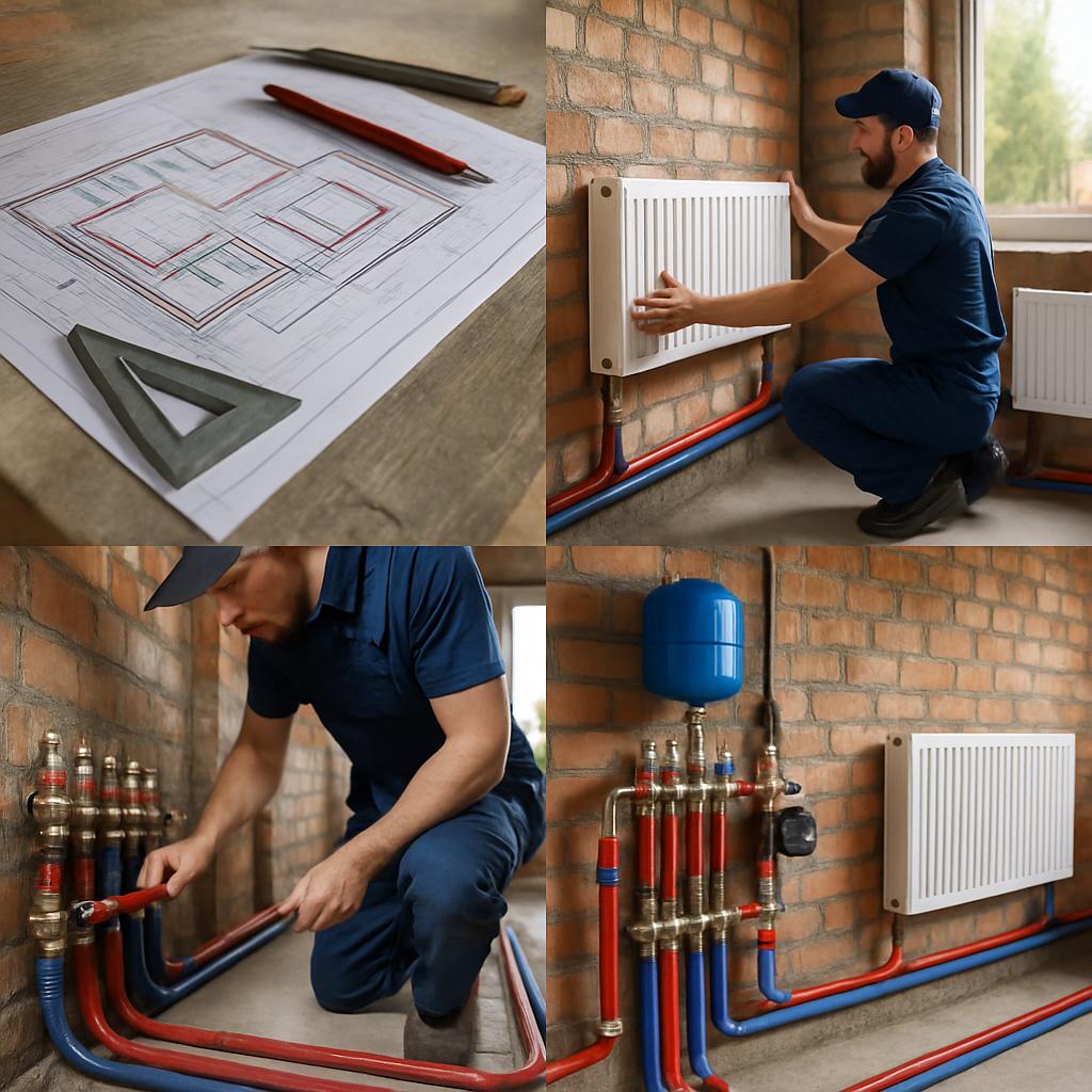 Комплексный монтаж систем отопления в коттедже под ключ — ООО ДИЗАЙН ПРЕСТИЖ