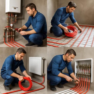 Реализация монтажа водяного отопления