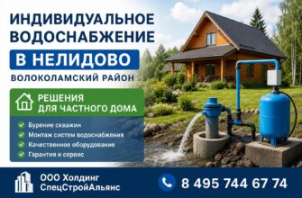 Индивидуальное водоснабжение в Нелидово Волоколамский район
