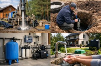 Индивидуальное водоснабжение на Подушкинском шоссе