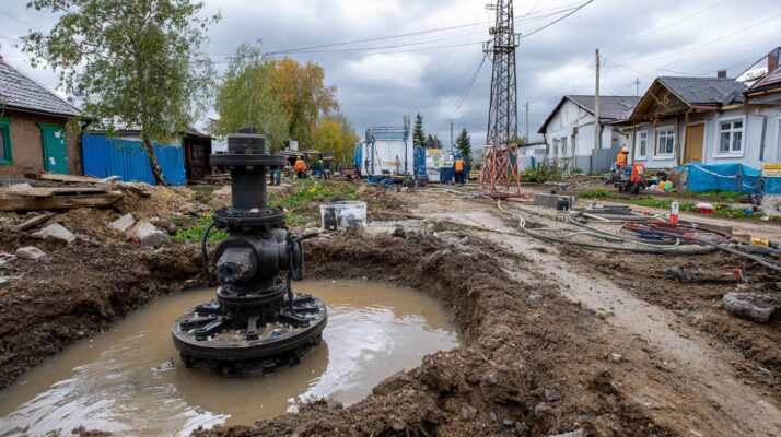 Экстренный ремонт систем водоснабжения в Кашино, Волоколамский район