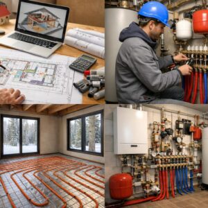 Отопление коттеджа: от проекта до монтажа