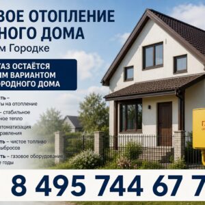 Газовое отопление частного дома в Старом Городке