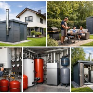 Внешняя котельная для частного дома