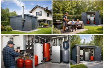 Внешняя котельная для частного дома