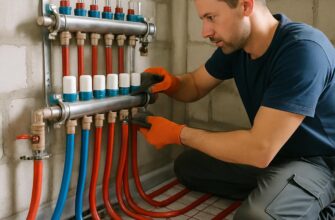 Установка коллекторной системы отопления