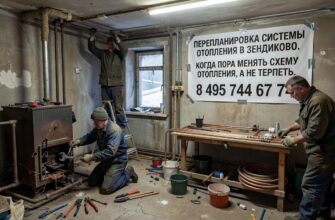 Перепланировка системы отопления в Зендиково