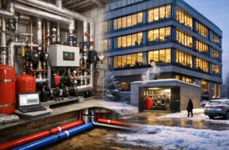 Отопление здания тепловым пунктом