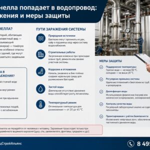 Как легионелла попадает в водопровод: пути заражения и меры защиты