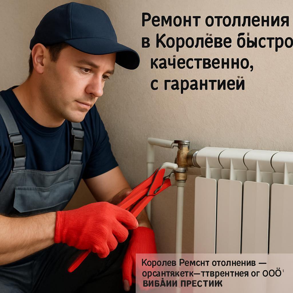 Ремонт отопления в Королёве