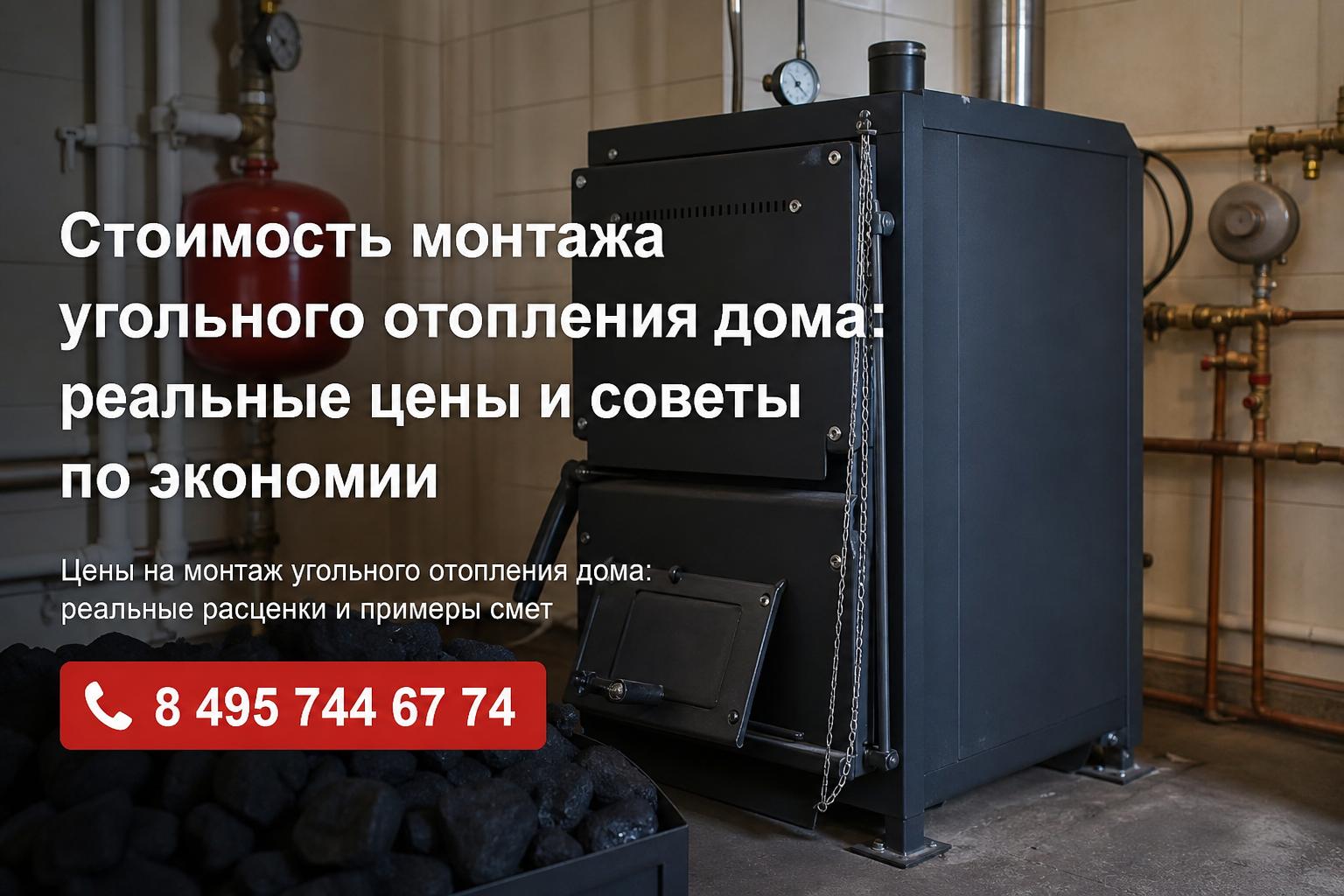 Цены на монтаж угольного отопления дома: реальные расценки и примеры смет