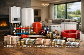 Стоимость оборудования для системы отопления в Одинцово‑2 (пос. Довиль)