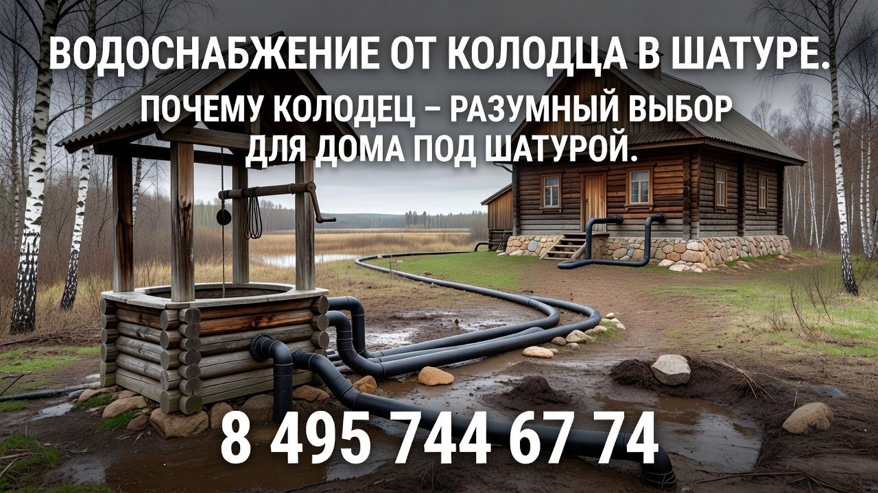 Почему колодец - разумный выбор для дома под Шатурой