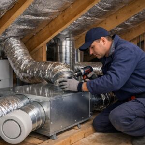 Монтаж вентиляции в частном доме