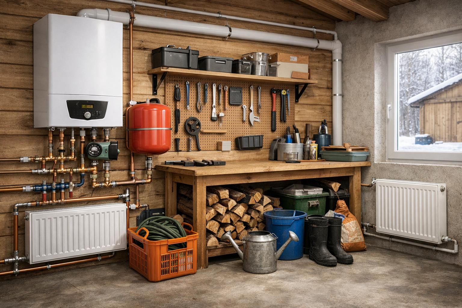 Почему водяное отопление для хозяйственного блока — простое и надёжное решение