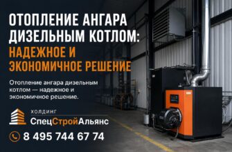 Отопление ангара дизельным котлом