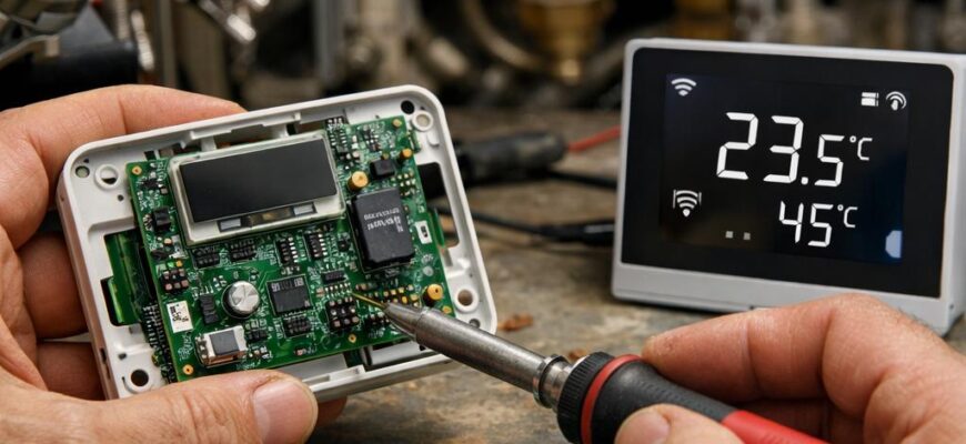 Как вернуть умный контроль тепла: ремонт вай фай терморегулятора котла отопления своими руками и с мастером