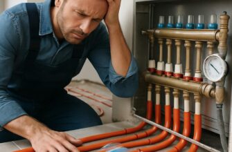 Водяной тёплый пол не прогревается