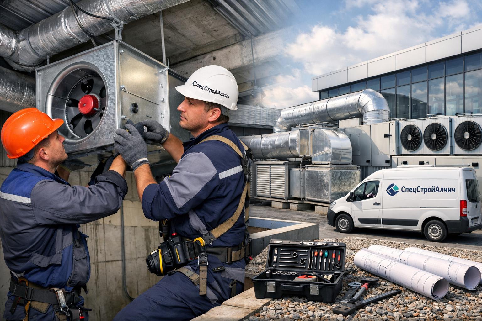 Монтирование вентиляционного оборудования: почему выбирают ООО Холдинг СпецСтройАльянс