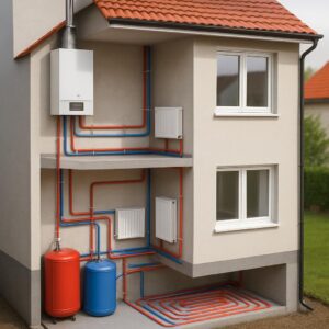 Тепло по плану: как устроить грамотную схему отопления в двухэтажном частном доме